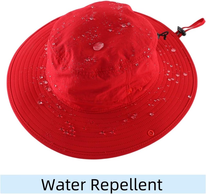 Connectyle Sun Hat for Men Women Outdoor UV Protection Safari Hat for Fishing Hiking Gardening Breathable Cowboy Hat UPF50 - Image 4